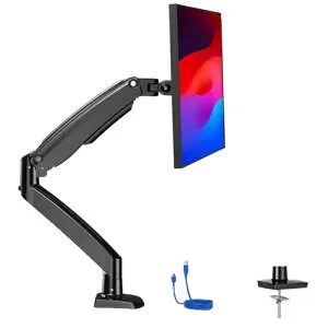 HUANUO ファーノー HNDS33-B ブラック モニターアーム 1画面13～35インチ ガススプリング式 HNSS33B