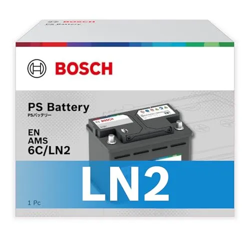 BOSCH (ボッシュ) 国産車・輸入車用バッテリー PS-6C/LN2 PS Battery EN AMS (PSIN-6C 後継モデル) メンテナンスフリー