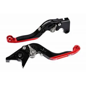 SPEEDRA アジャストレバー スタンダード可倒式(レバー/レッド アジャスター/グリーン) LVAG084RD-GN バイク