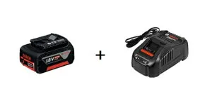 ボッシュ A1850LIB-SET バッテリー充電器セット （バッテリ5.0Ah A1850LIB+充電器GAL1880Vセット） 18V BOSCH