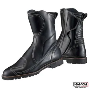 【P10倍! (要エントリー)＋クーポン】 NANKAI ナンカイ バイク用 セミロングステッチブーツ ブラック NTB-34 南海部品