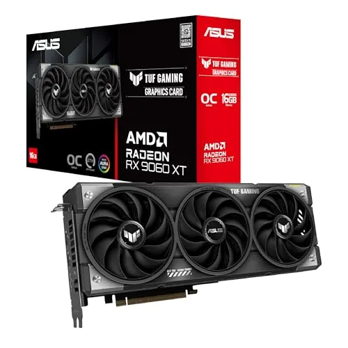 ASUS AMD Radeon RX 9060 XT ビデオカード 16GB GDDR6 OCエディション TUF-RX9060XT-O16G-GAMING 国内正規代理店品