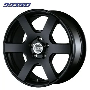 4本セット フェニーチェ X XC6 17インチ 7.5J+42 ホール数:5 PCD:114.3 マットブラック DOALL ドゥオール FENICE X XC6 1775+42 5/114.3 デリカD5 エクストレイル CX-5 チェロキー パトリオット コンパス リバティ