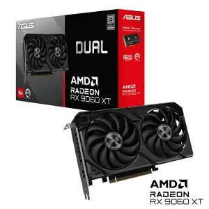 ASUS エイスース グラフィックボード (Radeon RX9060XT / 16G) ［Radeon RXシリーズ / 16GB］ DUAL-RX9060XT-16G
