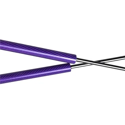 バックドアダンパー 39859356 に適合する ボルボ に適合する V70 に適合する XC70 2008-2016 トランクパーティショングリル犬ガードバリアメッシュガスダンパー リアハッチダンパー(Purple carbon fiber)