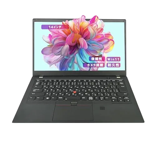 【整備済み品】【14インチ office搭載】Lenovoノートパソコン win11 ThinkPad X1 CARBON i5-7世代 カメラ内蔵 高速SSD 《Office 2019/無線LAN/Bluetooth/リカバリー用USB64GB》 (メモ