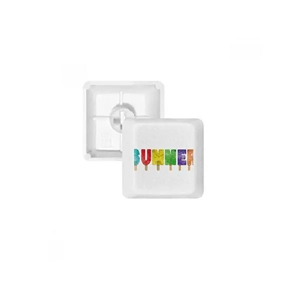 DIYthinker Summer English Word Popsicles Ice Cream Keycap Mechanical Keyboard PBT Gaming Upgrade Kit_並行輸入