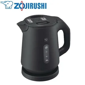 象印マホービン 電気ケトル 1.0リットル 転倒湯もれ防止構造 [CK-KA10-BM] カラー：スレートブラック【送料無料※沖縄・離島配送不可】2024年モデル 蒸気セーブ 自動電源オフ 空だき防止 水量窓