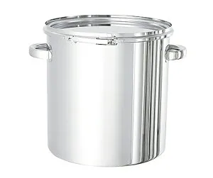 日東金属工業 密閉式ステンレスタンク バンドタイプ CTL-24 L型NBRパッキン付 10L 1個 CTL-24/PNL