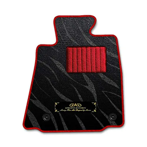 DAD ギャルソン ダイハツ Mira/Mira Moderno ミラ/ミラモデルノ 型式:L500S/502S/510S/512S 年式:H6/9～H10/10 D.A.D エグゼクティブ フロアマット 1台分 プレステージデザインブラック/オーバーロッ