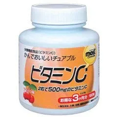 ＭＯＳＴ チュアブル ビタミンＣ １８０粒（単品）オリヒロ×9個