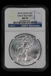 2015 シルバーイーグル NGC MS-70 MS-70 アーリーリリース 3N9U