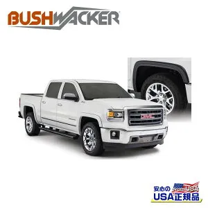 【BUSHWACKER ブッシュワーカー 正規品】OEスタイル オーバーフェンダー フロントGMC シエラ 1500/リミテッド 2014年～2019年