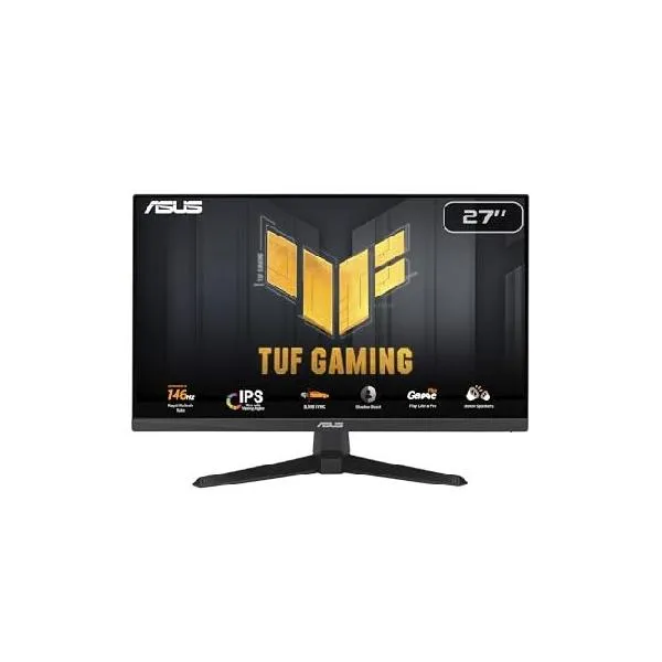 ASUS TUF Gaming 27” 1080P Monitor (VG279QE5A) - Full HD, Overclock to 144Hz, 1ms, IPS, Extreme Low Motion Blur Sync, Stereo Speaker, Variabl_並行輸入