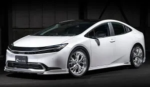 M'z SPEED 3点キット つや消しブラック AES プリウス MXWH60 MXWH61 MXWH65 ZVW60 ZVW65 R5.1～ グラマラスライン 1393