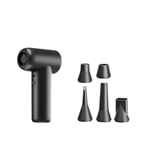 電気ワイヤレスエアダスター圧縮ブロワーガンタイプ C コンピュータキーボード PC クリーンガジェット 3 Adj(Standard Version)