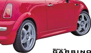 【M's】R50 BMW ミニ ワン クーパー RA16 前期 (2001y-2004y) GIALLA サイドシル 左右 ／／ FRP 未塗装 MINI ジアラ ガルビノ エアロ パーツ 外装 エクステリア カスタム ビーエムダブリュー サイドステッ