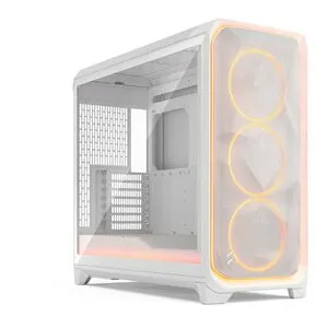【25日は24時間限定クーポン配布】Fractal Design フラクタルデザインMeshify 3 XL Ambience Pro RGB White TG Clear Tin FD-C-MES3X-05(2661639)代引不可 送料無料