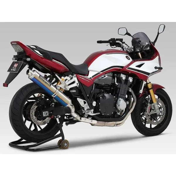 YOSHIMURA ヨシムラ スリップオン サイクロン LEPTOS EXPORT SPEC 政府認証 サイレンサータイプ：ST(チタンカバー) CB1300SF CB1300SB HONDA ホンダ マフラー