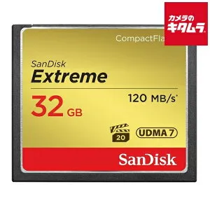 サンディスク Extreme UDMA 7 コンパクトフラッシュ カード 32GB 〔SDCFXSB-032G-J61〕 〔国内正規品 無期限保証〕 《納期約1ヶ月》