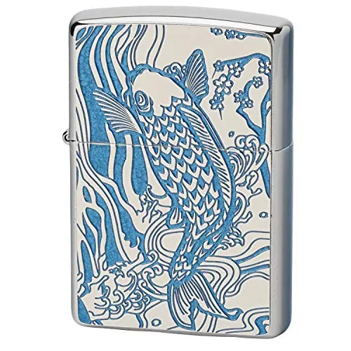Zippo ジッポー 200 Flat Bottom Metal Paint Plate 2MPP-Carp BL