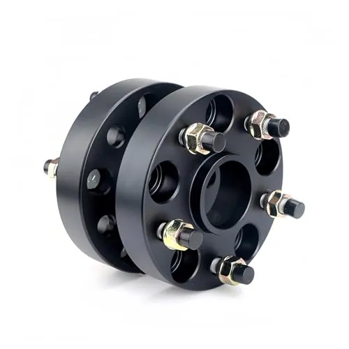 ホイールエクステンションスペーサー 2 個ホイールスペーサーアダプター 5 ラグ用のホンダ用のシビックタイプ R 用のテスラ用のモデル S/X M14xP1(2PCS 50mm Black)