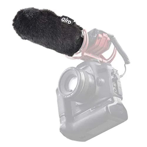 K-Tek Airo スリッポンカスタムウインドスクリーン Rode VideoMic/NTG1またはDeity D3/D3 Proマイク用
