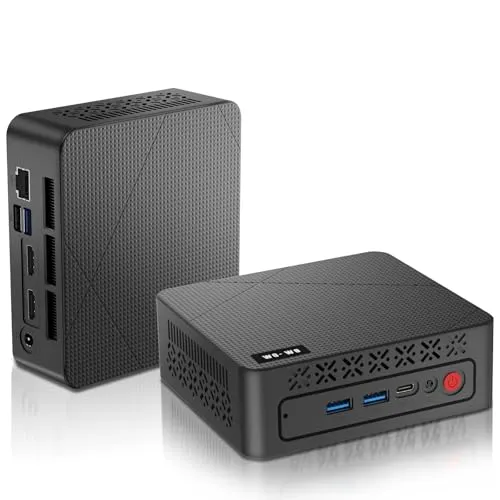 wo-we P6 ミニPC AMD Ryzen 5 3550H（最大3.7GHz） 16GB DDR4 RAM 512GB PCIe SSD Vega 8 グラフィックス 4Kトリプルディスプレイ デュアルHDMI 2.0/USB-C/USB3.2 WiF