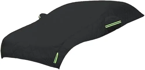 雹対策 車 カバー適用 日産 370Z 2009- -2020、ハーフ ボディカバー、5層の厚みのある耐雹性、全天候型、防塵日焼け防止 四季対応JX [並行輸入品]