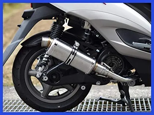 HMS ヤマハ シグナスX125 (BC-SE12J/EBJ-SE44J) 2003年～2015年モデル対応 1型～3型 (国内モデル) バイクマフラー DELTA デルタ SUS ステンレス マフラー CYGNUS-X dlt-001