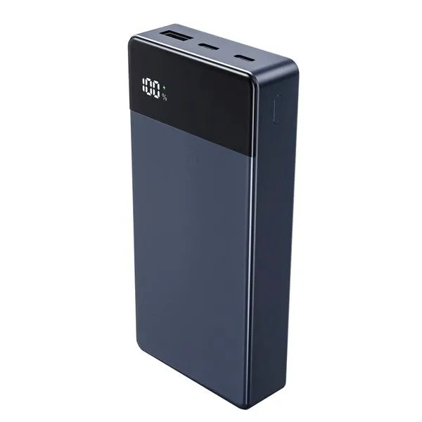 GreenHouse グリーンハウス 準固体 モバイル充電器 PD20対応 20000mAh ブルー GH-SSMBPA200-BL