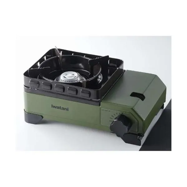 イワタニ CB-ODX-JR カセットフー タフまるJr. カセットこんろ オリーブ