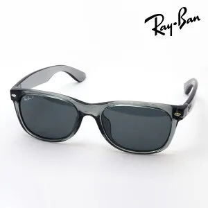レイバン 偏光サングラス 正規品 ニューウェイファーラー Ray-Ban RB2132F 64503R 55 レディース メンズ RayBan 純正度付きレンズ可 度付きサングラス可 Made In Italy ウェリントン グレー系