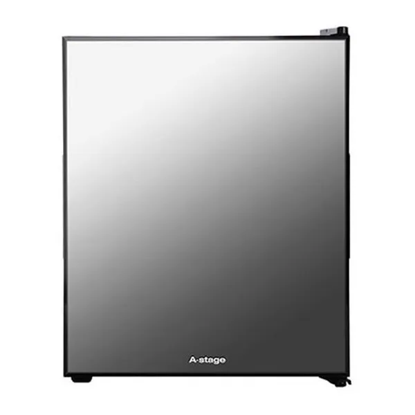 A-stage PR02B-32MG ブラック [冷蔵庫 (32L・左右フリー)]