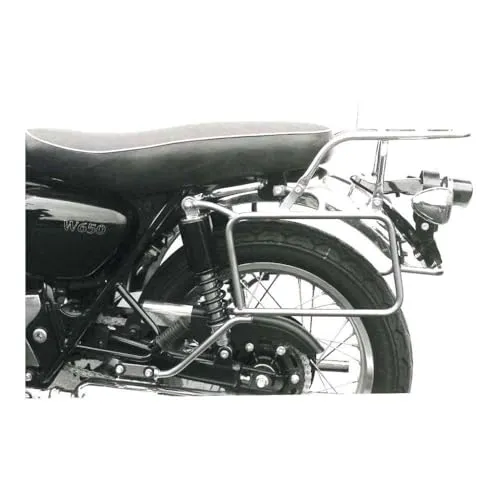 ヘプコ&ベッカー(Hepco&Becker) トップ&サイドケースキャリア 車種専用 W650(99-06)/W800(11-16) クローム 1セット 650284-0002