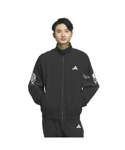 獲得ポイント105pt 【送料無料】アディダス(adidas) ウインドブレーカー ジャケット ワーディングパック ルーズフィット メッシュ裏地付き ウーブンジャケット KA1265 WM005 メンズ BK M