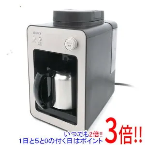 【延長保証対応!!】siroca 全自動コーヒーメーカー カフェばこ SC-A372SN シャンパンシルバー