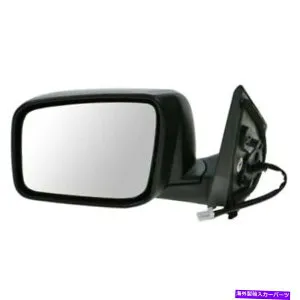 USミラー 08-13のドアミラー日産ローグパワー加熱された黒い左のドライバー側 Door Mirror for 08-13 Nissan Rogue Power Heated Black Left Driver Side【並行輸入品】