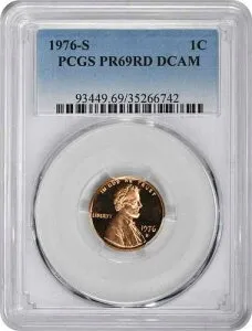 1976-S リンカーン セント PR69RD DCAM PCGS