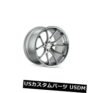 海外輸入ホイール 20x11.5 Ferrada FR2 5x114 ET15マシンシルバーホイール（4個セット） 20x11.5 Ferrada FR2 5x114 ET15 Machine Silver Wheels (Set of 4) 【並行輸入品】