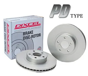 DIXCEL BRAKE DISC ROTOR PD Type フロント VW フォルクスワーゲン ポロ(6R) 6RCTH/6RDAJ用(PD1318355S)