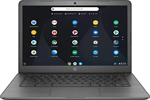 HP 14インチ HD 1366 x 768 WLEDバックライト付きタッチスクリーン Chromebook ノートパソコン Intel Celeron N3350 4GB RAM 32GB eMMC フラッシュメモリ WiFi Bluetooth ウェブ