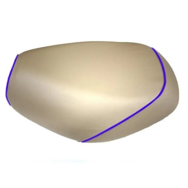 グロンドマン バリオス バリオス（ZR250A） 国産シートカバー ベージュ タイプ 張替 仕様 青パイピング Grondement