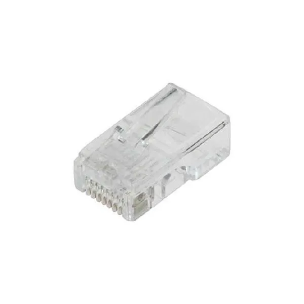 SF Cable RJ45 Cat5e Plug Solid 2-Prong 6 Micron 100pk_並行輸入