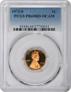 1973-S リンカーン セント PR69RD DCAM PCGS