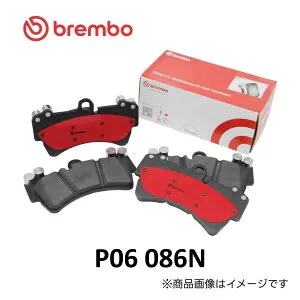 P06 086N brembo ブレンボ セラミック ブレーキパッド フロント 左右セット 低ダスト MINI (R50/R52/R53) MINI (R56) MINI CROSSOVER (R60) MINI PACEMAN (R61)