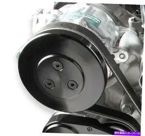 エンジンカバー Holley Performance 97-185 A/Cコンプレッサープーリーカバー Holley Performance 97-185 A/C Compressor Pulley Cover【並行輸入品】