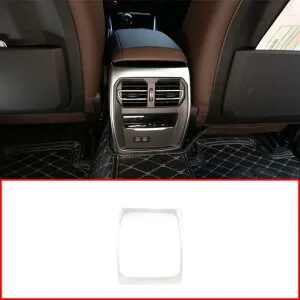 適用: BMW 3シリーズ G20 G28 325 2019 2020 年 ABS クローム リア エア 吹き出し口 フレーム トリム アクセサリー シルバー・カーボンファイバー AL-II-0174 AL Interior parts for cars