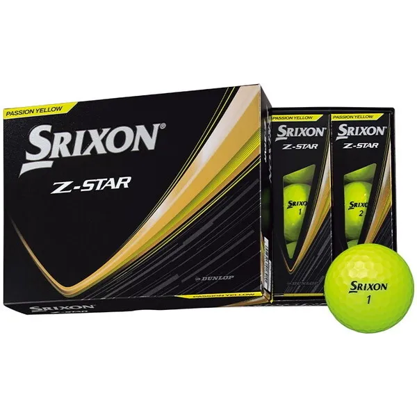 DUNLOP スリクソン Z-STAR ボール 2025年モデル プレミアムパッションイエロー 1ダース(12個入り)