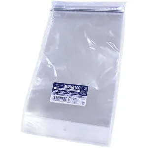 ショーエイコーポレーション ヘッダー付OPP袋200×(30+300)+40mm 0.03mm厚 1セット(2000枚:100枚×20パック)(4959512000595 x20) 取り寄せ商品